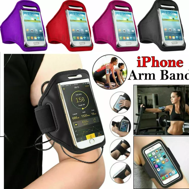 Gym Running exercise Arm Band Sports Armband Case Holder For Apple IPHONE 6,7,8p