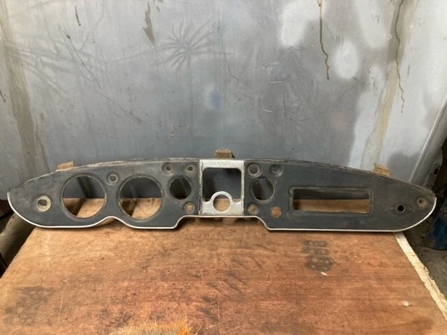 METAL DASH MGA Roadster LHD dashboard with chrome for restoration £120. ...