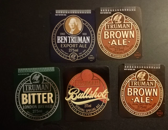 British Beer Labels Ben Truman Breweries