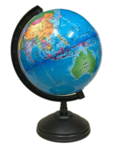 15CM World Globe Rotating Map Earth with Stand Kids Geography Educational Toy