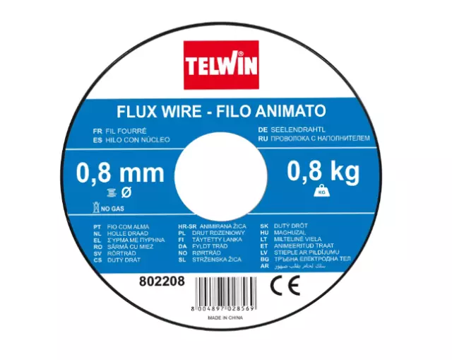 Bobina Filo animato per Halma FLUX, 0.8mm -0.8 kg per saldatura