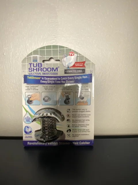 SinkShroom (Ultra Edition) The Hair Catcher That Prevents Clogged Bath