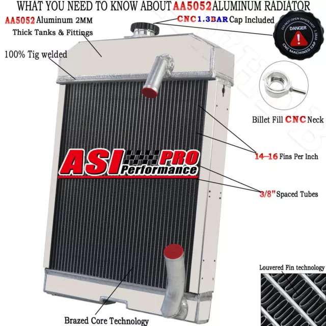 NCA8005C Radiator fit Ford Jubilee NAA NAB 500 501 1469 600 Tractor C5NN8005AB
