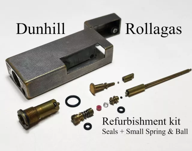 DUNHILL ROLLAGAS LIGHTER Complete Renovation Set Parts Repair Spring ...