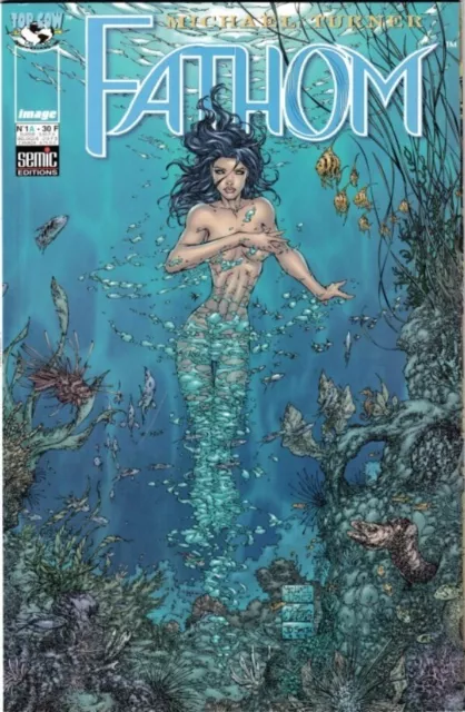 Lot de BD comics TOP COW - FATHOM N° 1A.2.4.9.10 / SEMIC 1999 / C.NEUF 2