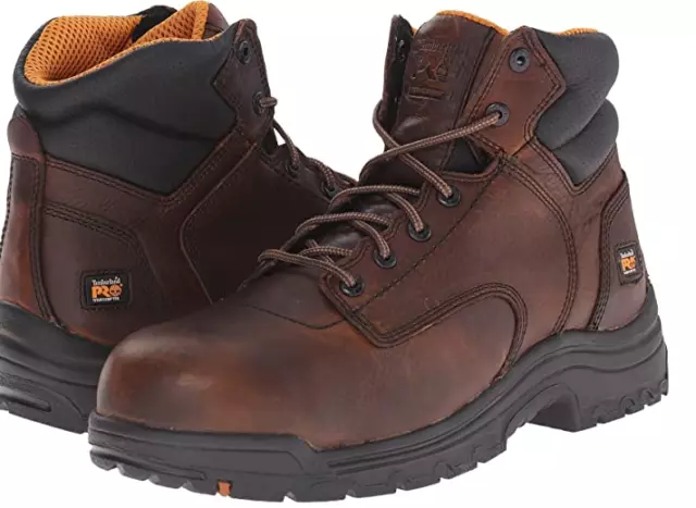 Timberland PRO TiTAN Men's Brown Composite Safety-Toe 6" Work Boot TB050508