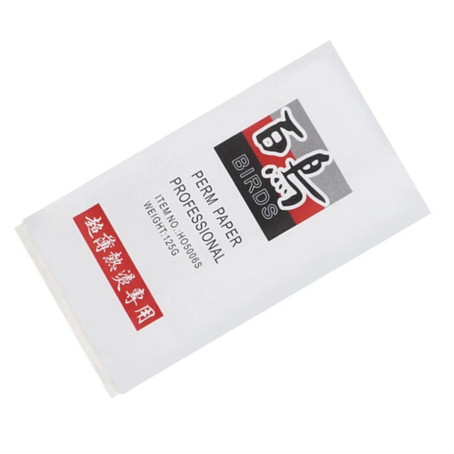 800 hojas peinado desechable papel perm para el cabello rizado papel de peinado