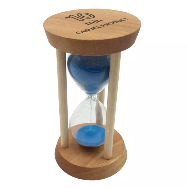 10 Minuten Holzrahmen Sanduhr Mit Blauer Sanduhr Home Decor