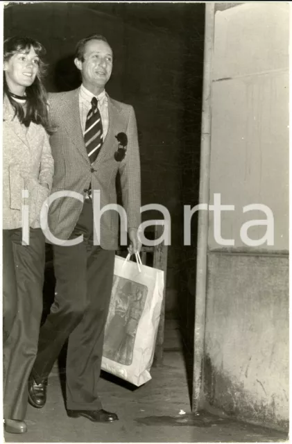 1970 ca GOSSIP ITALIA Caterina CASELLI con Piero SUGAR (4) - Foto 20x30 cm