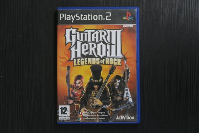 Guitar hero III Legends of rock PS2 Sans notice PAL FR Sony PlayStation 2 3