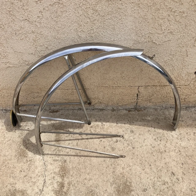 Vintage Schwinn Bicycle Chrome Fender Set 26 S5/S6 Caliper Brake W/ Reflector Vintage Schwinn Bicycle Chrome Fender Set 26 S5/S6 Caliper Brake W/ Reflector