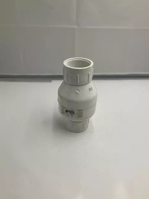 (QTY 1) NDS   2 PVC IPS Spring Check Valve FXF  1001-20