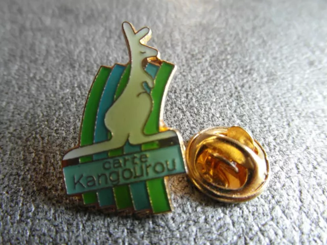 Rare Pins Pin's - Kangourou - Carte - Banque - Animal - Credit - Kangaroo