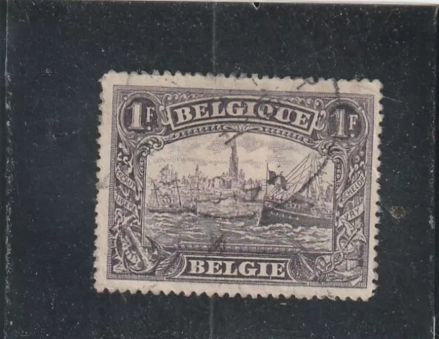L5866 BELGIQUE TIMBRE  N° Y&T 145 de 1915 " Anvers et l'Escaut" Oblitéré