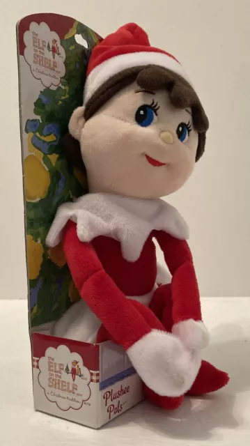 Elf on The Shelf Plushee Pal Blue Eyed Girl Doll 17" Light Tone New in Box