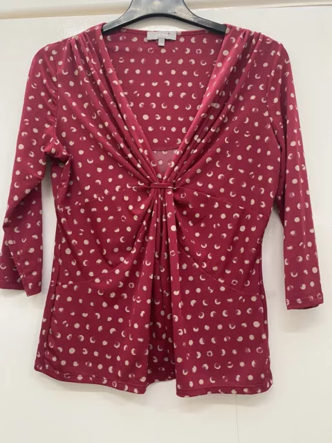 Ladies Per Una Dark Pink Top Blouse Size 14 From Marks And Spencer