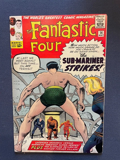 Fantastic Four 16 Cgc 2.5 1 St Antman Cameo Dr Doom Offwhite Pages