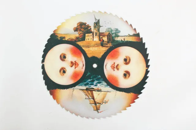 Moon dial disc for modern German grandfather clock @ 1970s  Hermle?  Kieninger?