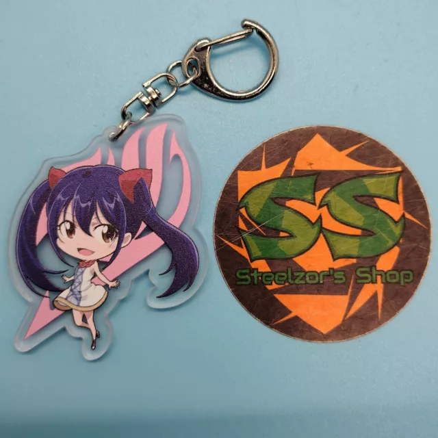 Fairy Tail Dragon Cry - Acrylic Keychain - Natsu Lucy Gray Erza Wendy Happy