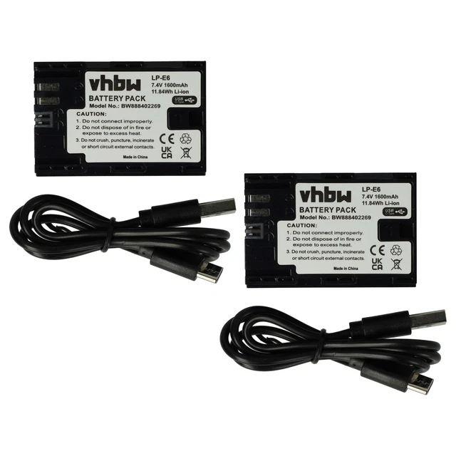 2x Akku für Tether Tools Air Direct 1600mAh