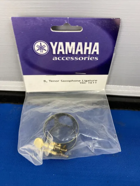 Yamaha YAC 1611 Tenor Sax Ligature Lacquered  In Package Bb