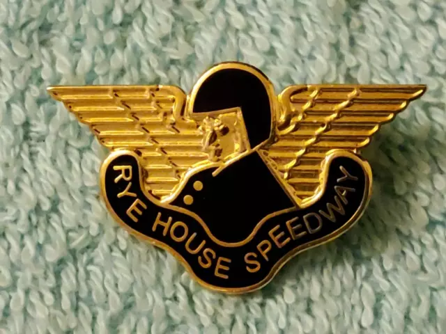 Rye House Speedway 2006 Re-Issue Badge In Gold Colour