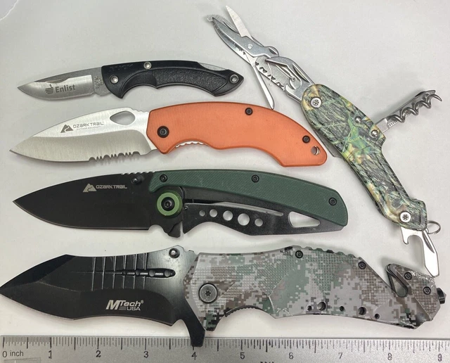 Pocketknife Lot USED GREAT CONDITION: Hunting, Fishing, Camping Etc. HOT DEAL!!