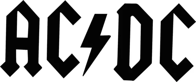 ACDC AC/DC Vinyl Decal Sticker for Car/Window/Wall
