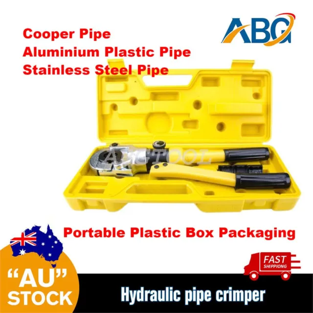 Hydraulic copper pipe crimper Plumbing alu Plastic stainless  tube Crimping Tool