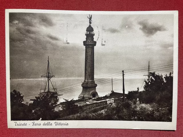 Cartolina - Trieste - Faro della Vittoria - 1940
