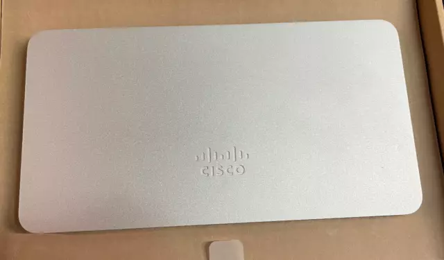 Dispositivo firewall de seguridad enrutador Cisco Meraki MX68-HW sin reclamar nuevo