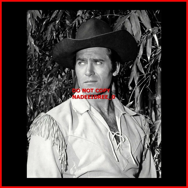 Clint Walker Cheyenne Tv Western Portrait 8X10 Photo