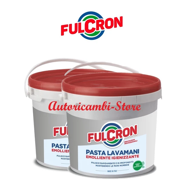 2Pz Fulcron 5Kg Pasta Lavamani Igienizzante Uso Professionale E Industriale