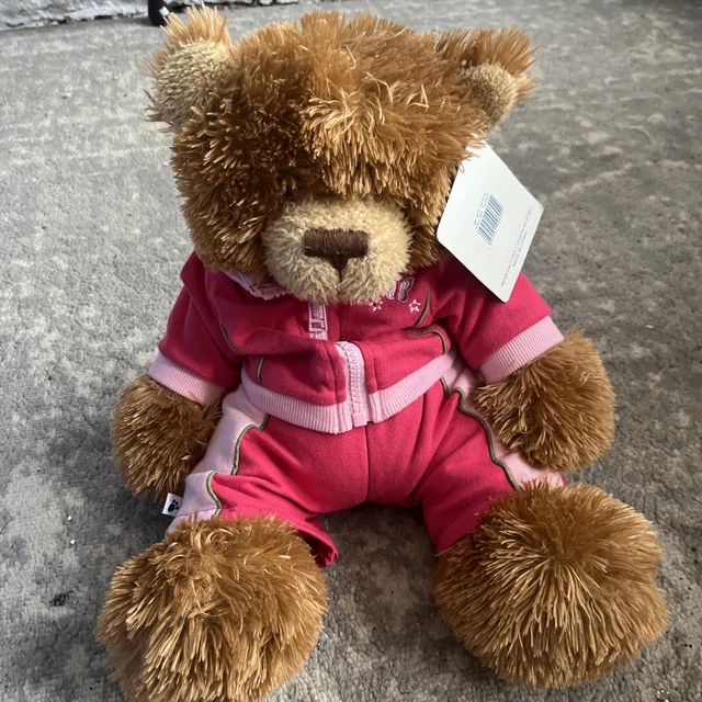 THE BEAR FACTORY 001018 Brown Soft Bear With Tags Teddy Gift Plush Soft