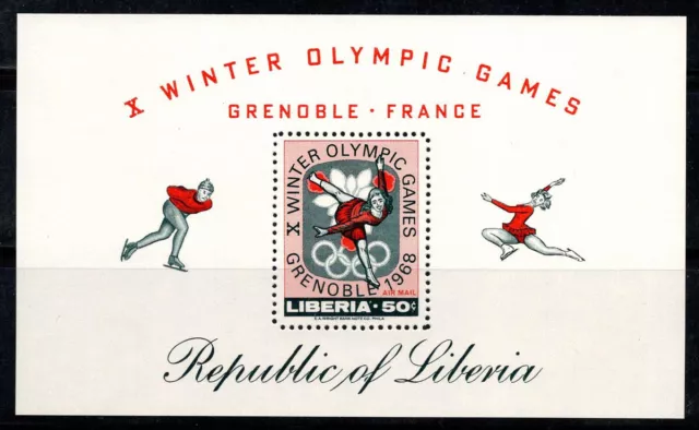 Libéria 1971 Mi. Bl. 66 Bloc Feuillet 100% Neuf ** Jeux olympiques