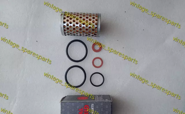 Passend für Enfield Ölfilter + Unterlegscheiben-Set 500EFI Classic C5 B5 >...