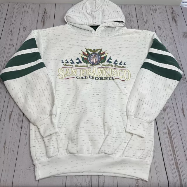 Vintage San Francisco Trans Oceanic Regatta Classic Hoodie Sweatshirt Medium