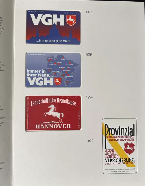 Telefonkarten Sammlung deutschland VGH Niedersachsen Hannover