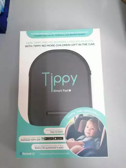 Tippy Smart Pad Auto Cuscinetto Bluetooth Antiabbandono Seggiolino Bambini