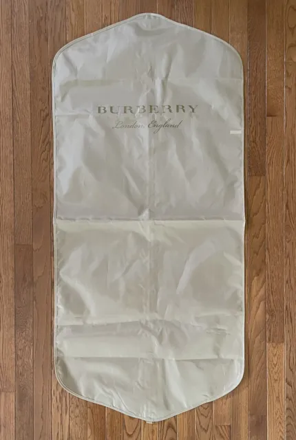 BURBERRY Authentic Garment Suit Coat Dust Cover Zipper Travel Bag