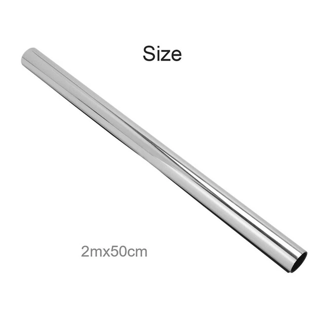 PET Mirror Film Privacy Reflective Solar Sticker UV Film Glass Brand New