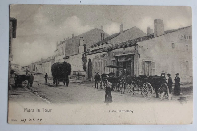 CPA France Mars-la-Tour café Barthélemy (63451)
