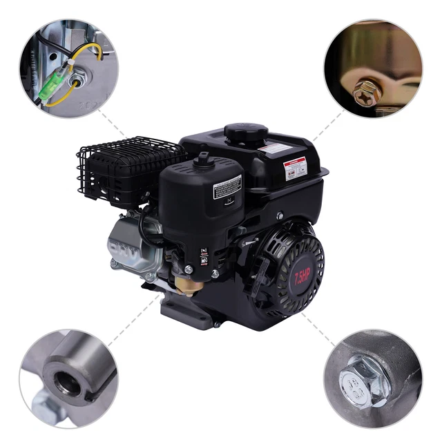 Moteur 125cc 4 Temps Semi-Auto Démarrage Électrique Inverse Pour VTT Go-Kart - Neuf