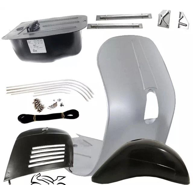 PEDANA LUNGA FONDO PER VESPA 50 SPECIAL ET3 125 PRIMAVERA IN LAMIERA RINFORZATA - Foto 1