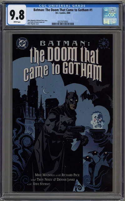 Batman: The Doom That Came To Gotham #1 Cgc 9.8 White Pages Dc Comics 2000