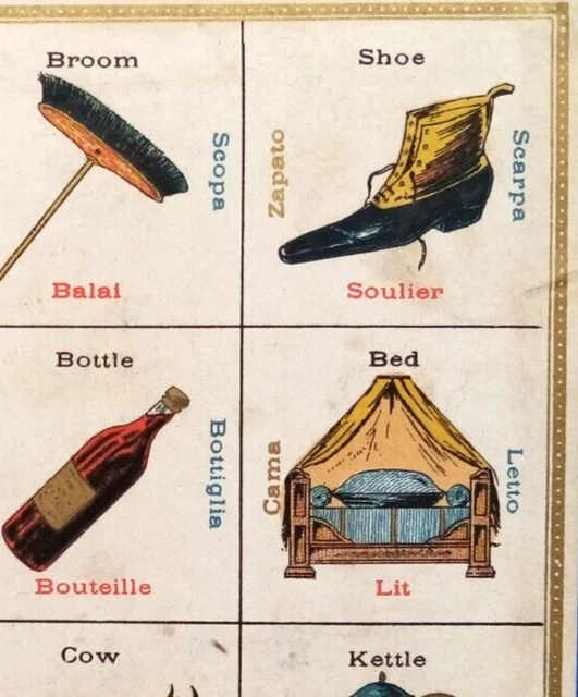 c. 1920 - ANCIEN JEU DE LOTO ZOOLOGIQUE - BABY LOTO - Les Jeux Réunis (JLR