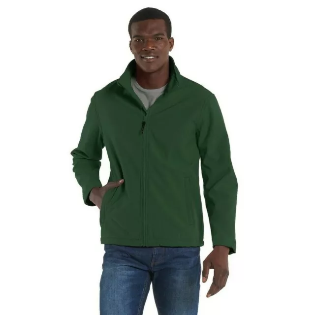 Uneek Jacket Softshell Coat Waterproof Breathable Windproof Zipped Full Coat
