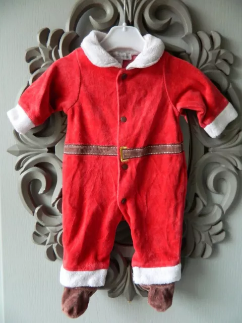 Lot de pyjama bébé en velours T 1 mois "Petit bateau,Kitchoun..." dont 1 de Noel 2