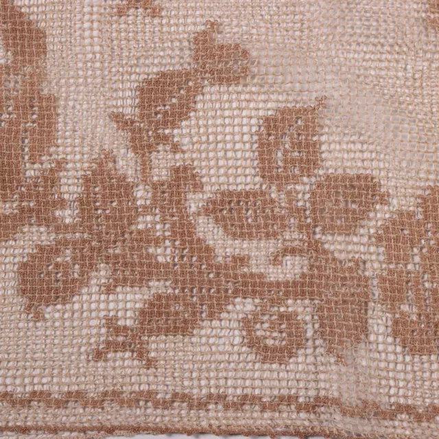 Funda de almohada Filet con borlas - Italia de finales del siglo XIX 3