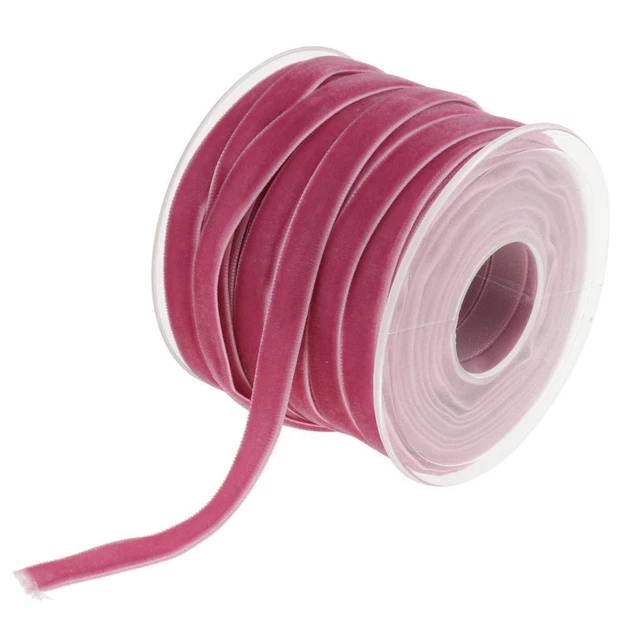 Rouleau de ruban de velours large de 20 verges et 10 mm pour camée brun